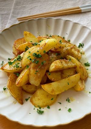 ＊冷めてもおいしい！マヨカレーぽてと＊-レシピのメイン写真