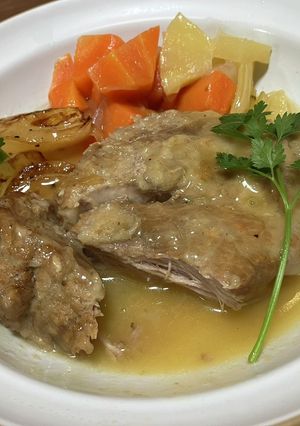 豚肩ロースの白ワイン煮込み-レシピのメイン写真