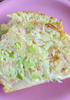 春のケークサレ☆新玉ねぎ＆春キャベツ♪-レシピのメイン写真