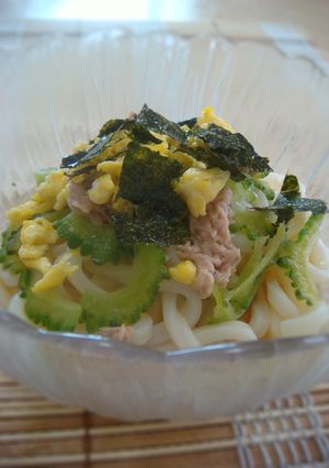 ✿ゴーヤーとツナのサラダうどん✿-レシピのメイン写真