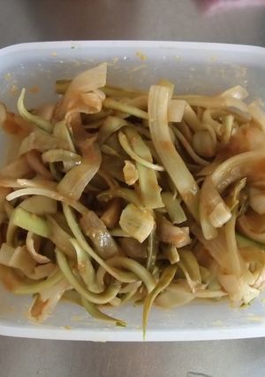 山菜の季節ですね、ウドの味噌あえ-レシピのメイン写真