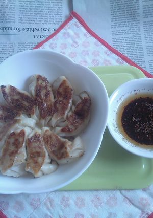 珉珉のセミ餃子〜ごま油お好みソース-レシピのメイン写真