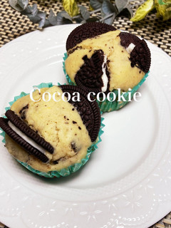 ココアクッキーマフィン-レシピのメイン写真