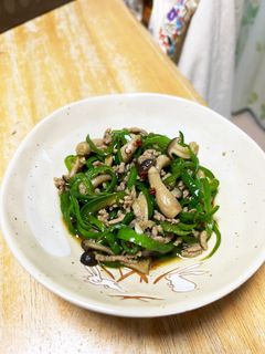 ピーマンとしめじ炒め おゆみ風-レシピのメイン写真