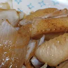 手羽中と玉ねぎのステーキソース-レシピのメイン写真