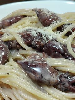 ホタルイカのクリームパスタ-レシピのメイン写真