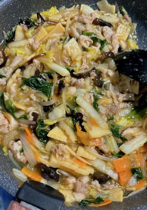 八宝菜(中華丼)-レシピのメイン写真