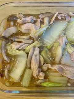 優しいお味!白菜と豚こまのとろみ煮-レシピのメイン写真