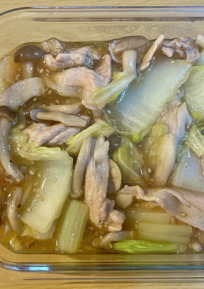 優しいお味！白菜と豚こまのとろみ煮-レシピのメイン写真