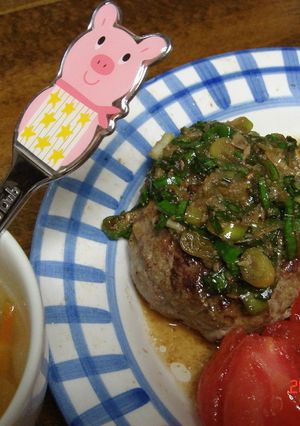 ハンバーグゥの和風ネギソース!!-レシピのメイン写真