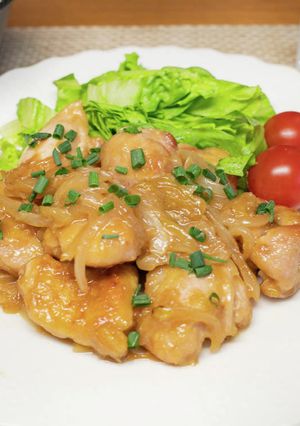 鶏もも肉の味ぽんガリバタ炒め-レシピのメイン写真