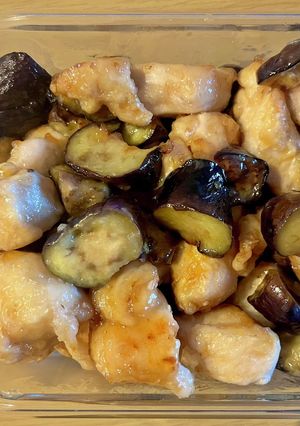 クセになる！鶏肉となすの甘酢炒め-レシピのメイン写真