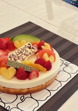 さっぱりダブルチーズケーキ　-レシピのメイン写真