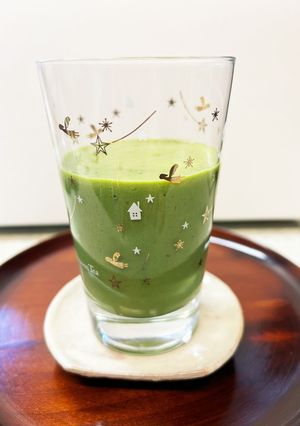 アボカド・バナナのスムージー抹茶入り-レシピのメイン写真