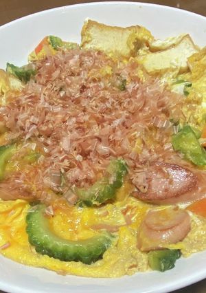 俺流！魚肉ソと厚揚げのゴーヤチャンプルー-レシピのメイン写真