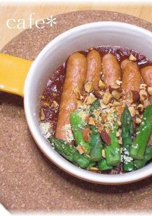 ウィンナーのクラッシュアーモンド焼き☆-レシピのメイン写真