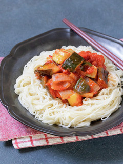 味付け1発!ラタトュイユのっけそうめん-レシピのメイン写真