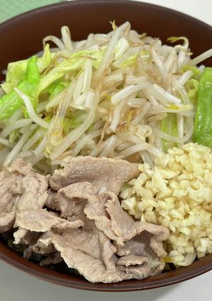 ラーメン二郎インスパイア風おうちラーメン-レシピのメイン写真