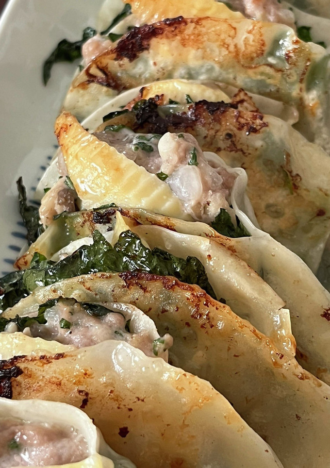 筍を餃子の皮で挟み焼き-レシピのメイン写真
