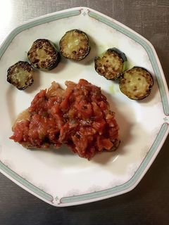 豚肉ソテーのピリ辛トマトソースかけ-レシピのメイン写真
