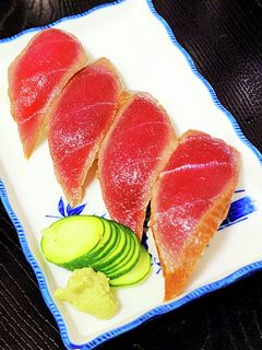 マグロの霜降り漬け-レシピのメイン写真