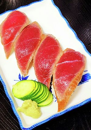 マグロの霜降り漬け-レシピのメイン写真