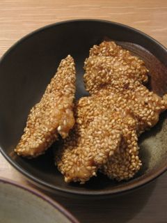 鶏むね肉で胡麻衣焼き-レシピのメイン写真