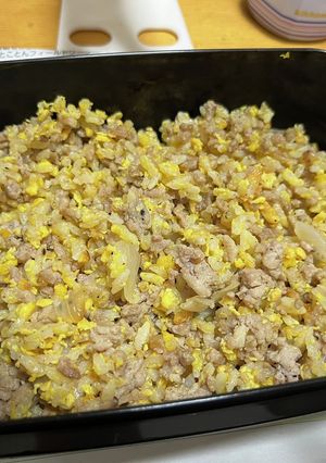 ひき肉チャーハン-レシピのメイン写真