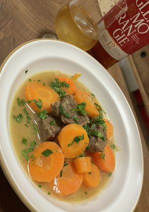 牛肉とにんじんの白ワイン煮込み-レシピのメイン写真