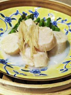 帆立とアスパラの中華蒸し-レシピのメイン写真