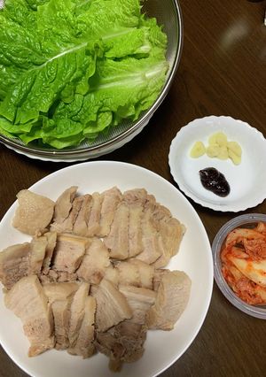 韓国料理 スユク 茹で豚-レシピのメイン写真