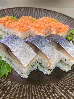 簡単!鯖押し寿司・鮭押し寿司-レシピのメイン写真