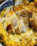 簡単衣のミラノ風チキンカツ●チキンカツ丼