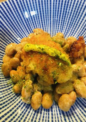 毎日の納豆●一口チキンカツ納豆-レシピのメイン写真