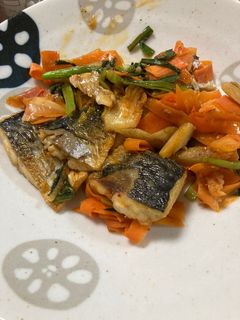 塩鯖のキムチ炒め-レシピのメイン写真