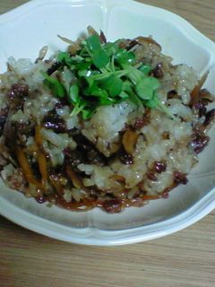 牛肉とごぼうの甘辛混ぜご飯-レシピのメイン写真