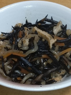 お手軽長ひじき煮物-レシピのメイン写真