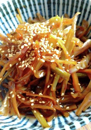 山菜レシピ☆ウドのきんぴら炒め♪-レシピのメイン写真