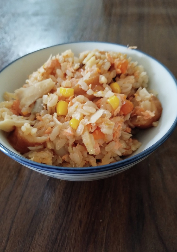 鮭の炊き込みご飯-レシピのメイン写真