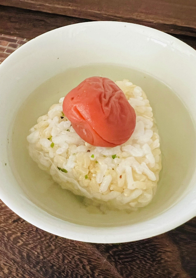 【真鯛のだし塩】梅茶漬け-レシピのメイン写真