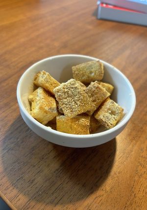 揚げずに簡単！ヘルシーきなこ揚げパン-レシピのメイン写真