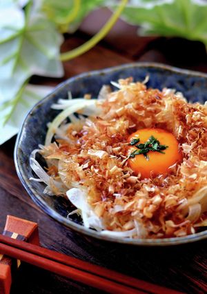 玉ねぎのおかか卵黄♪疲労回復♪ダイエット-レシピのメイン写真