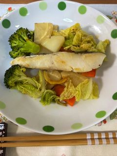 鱈と野菜のゆず蒸し-レシピのメイン写真