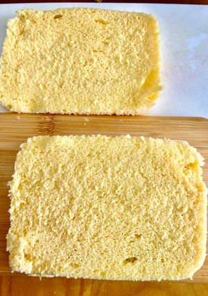 レンジで簡単!米粉スポンジケーキ♪-レシピのメイン写真