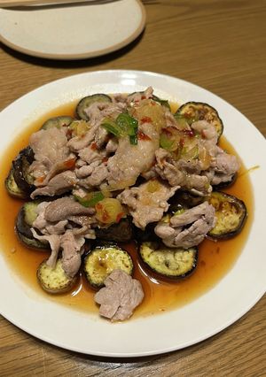 焼き茄子よだれ豚-レシピのメイン写真