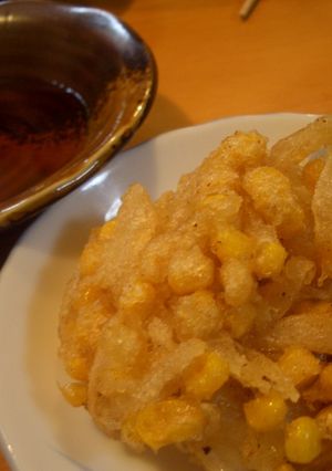 かき揚げ*新玉ねぎとコーン-レシピのメイン写真