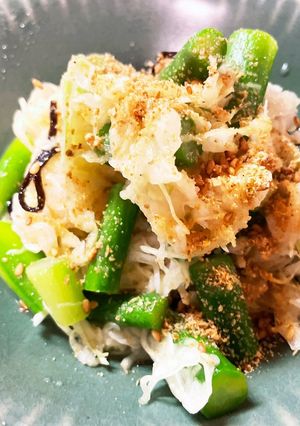 千切りキャベツの帆立と塩昆布のナムル風-レシピのメイン写真