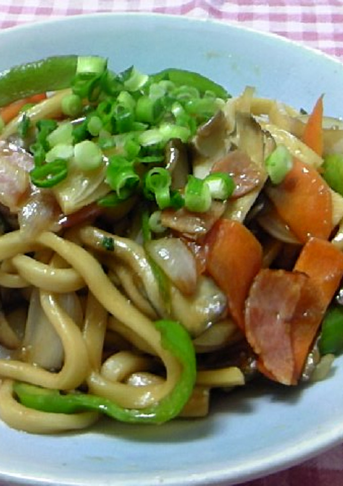 うまい!オイ&ゆず胡椒　焼うどん-レシピのメイン写真