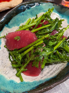 マグロと春菊のカルパッチョ-レシピのメイン写真