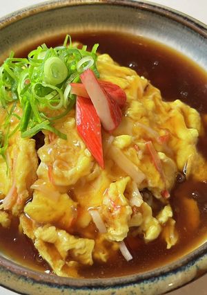 カニ玉天津飯　（カニ玉あんかけ流用）-レシピのメイン写真